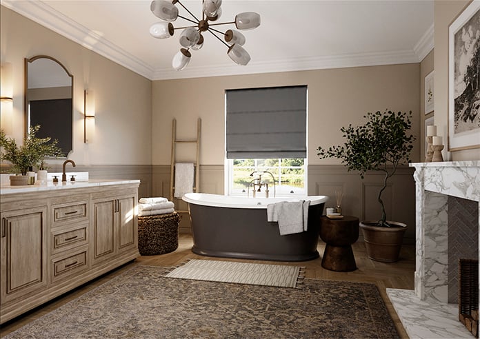 Astoria, Flint Grey - Twist&Fit Roman Blind - Image 7